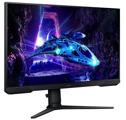  Samsung Odyssey G3 Gaming Monitor 27 Inch (68.5 cm), FHD 1920 X 1080, VA Panel, 180Hz, 1ms(MPRT), Freesync, DP, HDMI, Headphone, Height, Tilt, Pivot Adjust Stand, Bezel-Less (LS27DG302EWXXL, Black) 