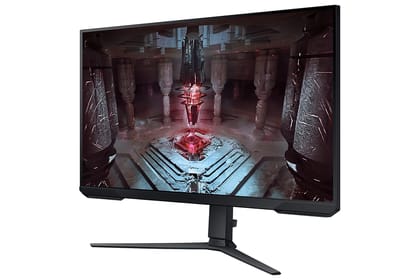  Samsung 32" (80cm) Odyssey G5 2K Gaming Monitor|QHD 2560 X 1440|165Hz|1ms|300nits|Ports-HDMIx2,DP,Headphone|DP Cable|HDR10|FreeSync Premium|Height-Tilt-Pivot Adjustable Stand|LS32CG510EWXXL|Black 