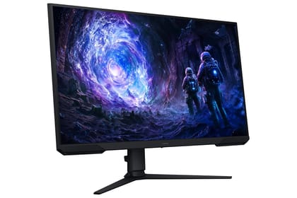  Samsung 32" Odyssey G5 Gaming Monitor with QHD|180Hz Refresh Rate|1ms Response time|FreeSync|HDR10|Height Adjustable Stand - Tilt/Swivel/Pivot|Display Port|Headphone|HDMI|LS32FG510EWXXL|Black 