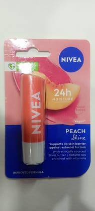 Nivea 24H moisture coral tinted peach shine 5g