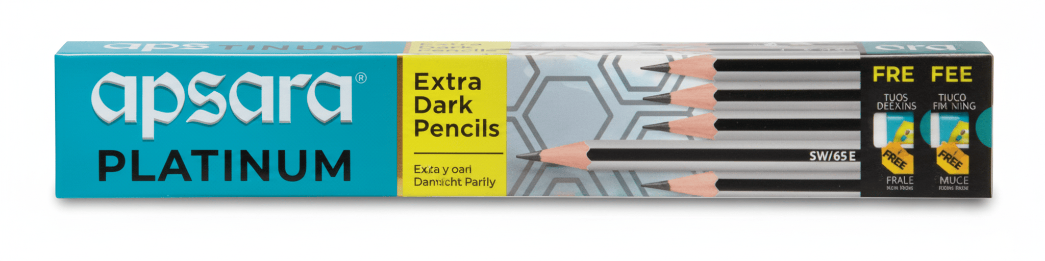 Apsara Platinum Extra Dark Pencil(pack of 2pcs)