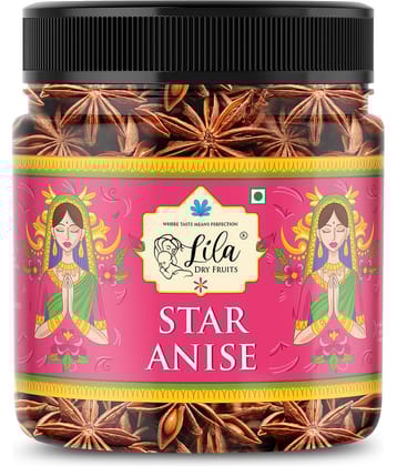 LILA DRY FRUITS Star Anise Pods 100g Aromatic Spice for Cooking & Baking