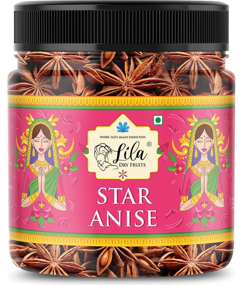 LILA DRY FRUITS Star Anise Pods 100g Aromatic Spice for Cooking & Baking