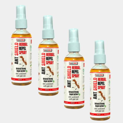 Ant Shield Organic Ant Killer and Repellent Spray 100ml Pack of 4