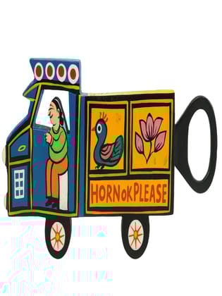 Lorry Bottle Opener  - Blue & Yellow