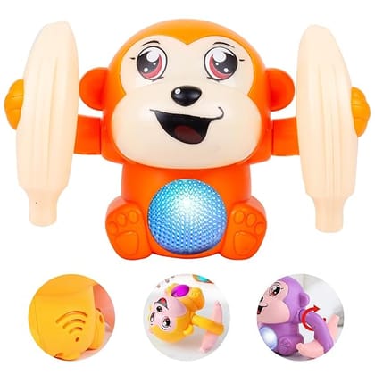 GOOYO Voice Control Monkey Toy with Musical, Dancing, Spinning, Rolling and Sensor Feature for Gifts/Kids/Babies/Boys/Girls| (Battery Not Included)