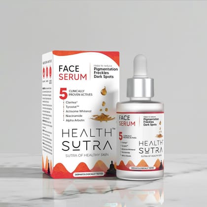 Health Sutra Face Serum for Pigmentation, Freckles & Dark Spots - 30ml