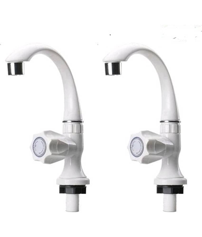 Bathfax Plastic (ABS) Wash Basin Tap (Pillar Cock)