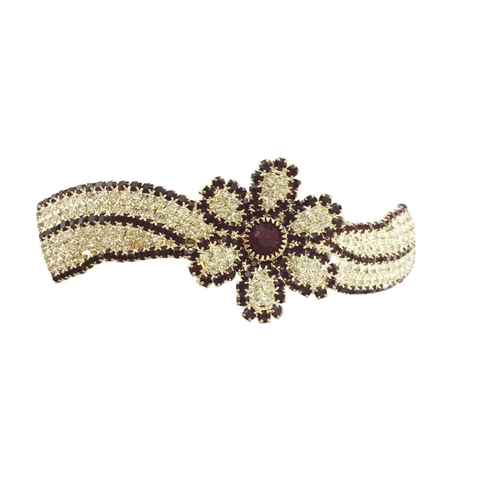 Rhinestones Studded Hair Barrette Clip