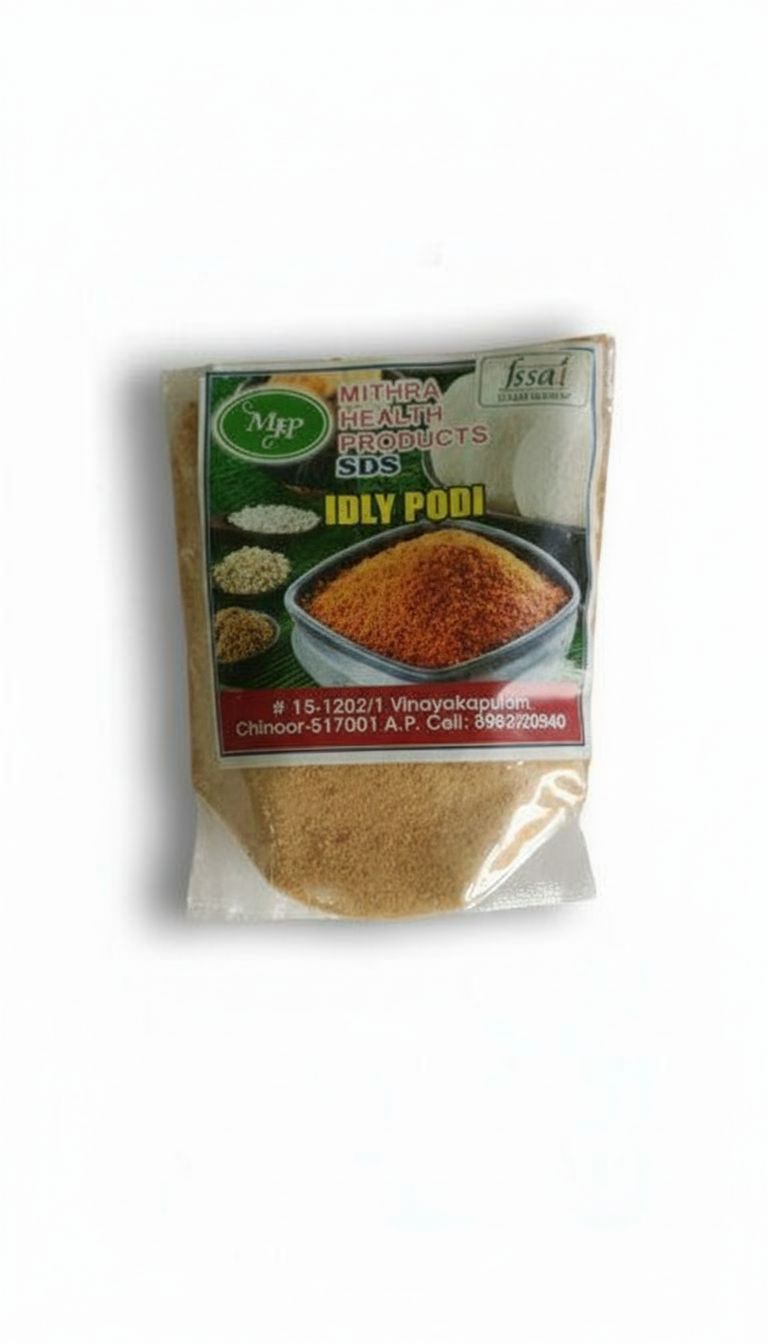 Mithra Health Products SDS Idly Podi - Authentic South Indian Chutney Powder