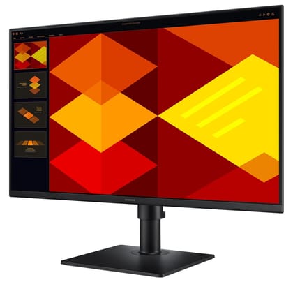 Samsung Essential Series S4 Flat Monitor 27 Inch (68.6 cm) FHD (1,920 x 1,080 Resolution), 100 Hz, IPS Panel, 5ms(GTG), Display Port, HDMI, USB Hub, USB-B Upstream Port, HAS (LS27D400GAWXXL, Black)&nbsp;
