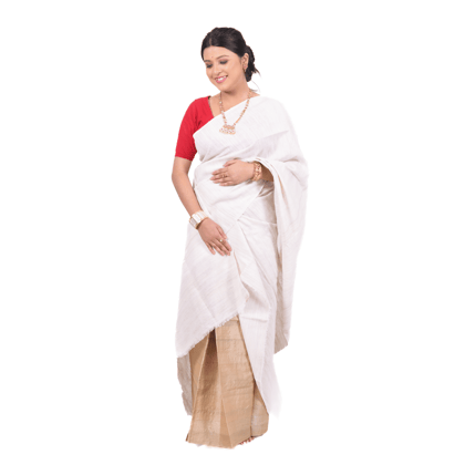 Eri Plain Jura | Natural Undyed Assamese Silk Set of 3