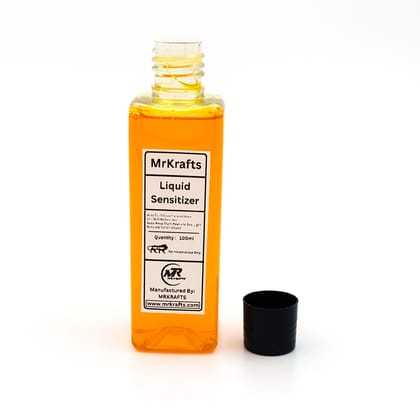 MrKrafts Liquid Sensitizer 100ml for Screen Printing Emulsion (2 Bottles) | Photo Emulsion Sensitizer | Professional Screen Printing Supplies