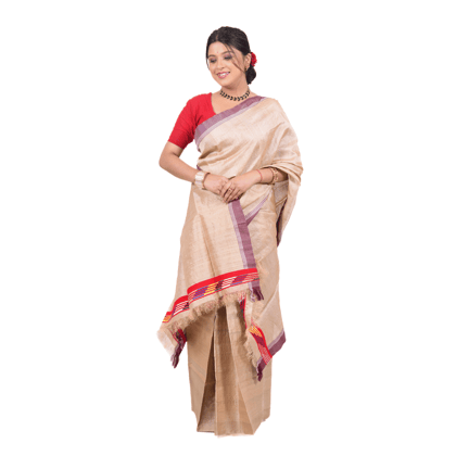 Pure Muga Riha | Assamese Golden Silk Riha