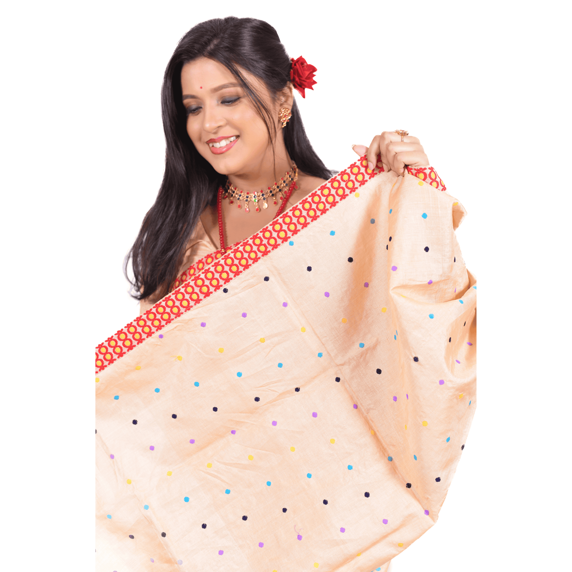 Tussar Jura | Vibrant Assamese Handloom Silk Set of 3