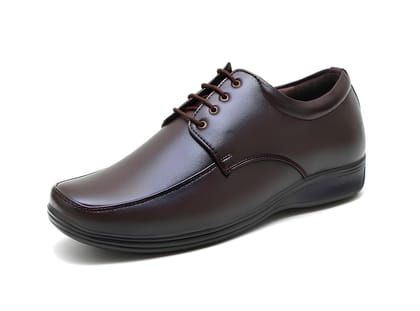 WUGO::Latest Men Brown Lace-Up Formal Shoes | Classic Office & Business Wear Footwear | Comfortable Premium Leather Shoes for Men & Boys