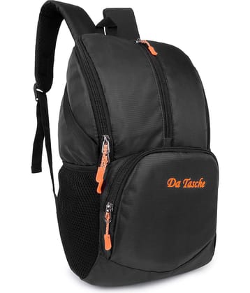 Da Tasche 25 Ltrs Black Polyester College Bag