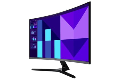 &nbsp;Samsung 32" (80 cm) S3 1500R Curved Monitor|FHD 1920 x 1080|100 Hz|4 ms|Ports-HDMI,VGA|Game Mode|Eye Saver Mode|LS32D390GAWXXL||Wall Mountable|Black&nbsp;