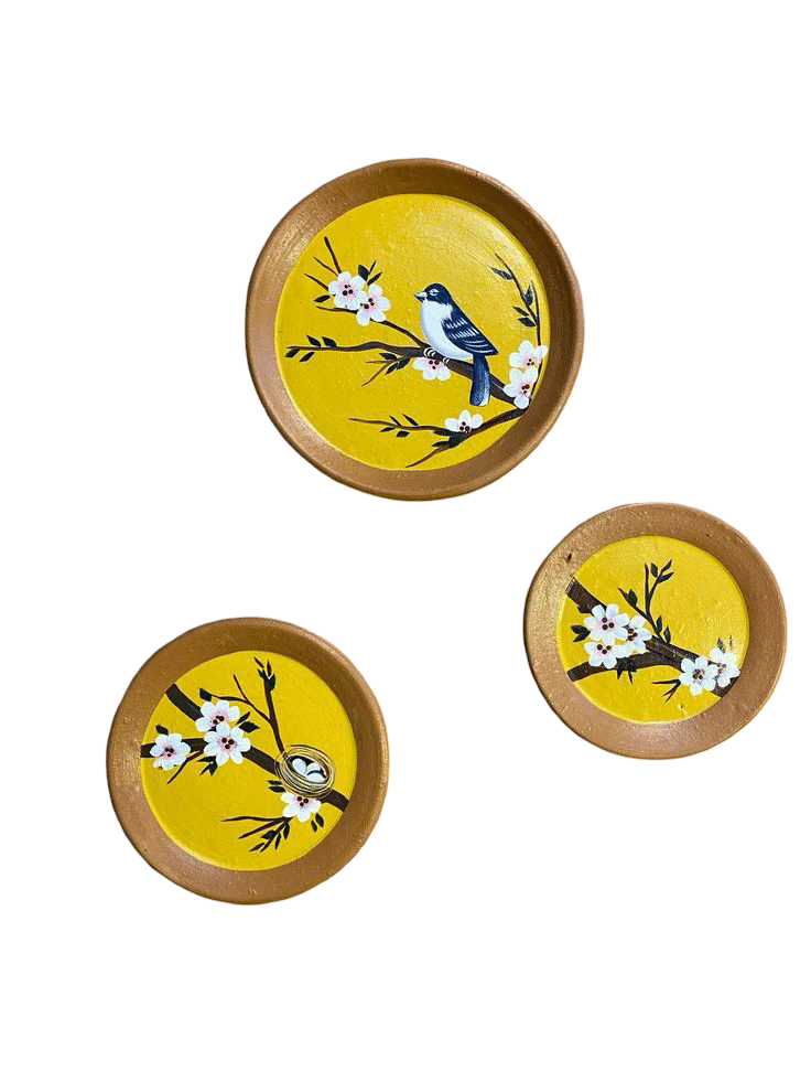 Handcrafted Decorative Wall Plate Set