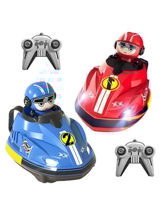 Go Kart Remote Control Car with Auto Demo, Music, Lighting & 360° Stunt Spin | Go Kart Toy Car | Kids Go Kart Remote Control Car with Stunt Spins, LED Lights & Music