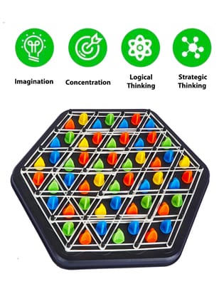Chain Triangle Chess Game | Strategic Chain Chess Toy | Triangle Chain Chess Board Game | Innovative Triangle Board Game | Perfect Educational Gift for Kids, Teens & Adults Chain Triangle Chess Game | Strategic Chain Chess Toy | Triangle Chain Chess Board Game | Innovative Triangle Board Game | Perfect Educational Gift for Kids, Teens & Adults