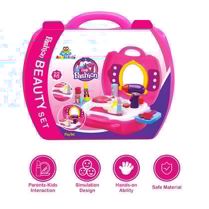 Kids Pretend Play Beauty Makeup Set | Plastic, Non-Toxic Fashion Toys for Role Play | Fashion Beauty Play Set | Pretend Play Beauty Makeup Kit for Kids | Kids Pretend Play Make Up Set (Plastic) Kids Pretend Play Beauty Makeup Set | Plastic, Non-Toxic Fashion Toys for Role Play | Fashion Beauty Play Set | Pretend Play Beauty Makeup Kit for Kids | Kids Pretend Play Make Up Set (Plastic)