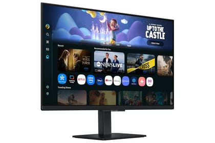 &nbsp;Samsung 27" M5 Smart Monitor with Smart TV Experience|FHD 1920 x 1080|Screen Mirroring|IPS Panel TV Plus|Speakers|Adaptive Sound|Wi-Fi|HDMI|Bluetooth|LS27FM500EWXXL|Black&nbsp;