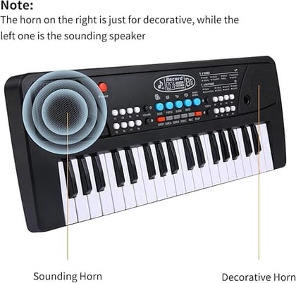 Storio Kids Piano Keyboard with Mic I Educational & Recording Keyboard for Beginners