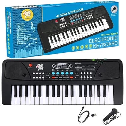 Storio Kids Piano Keyboard with Mic I Educational & Recording Keyboard for Beginners