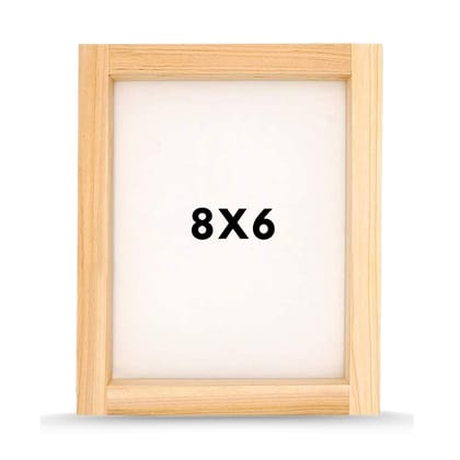 MrKrafts (6X8 Inch)Wooden Screen Printing Frame with Pre-Stretched 120No. Mesh
