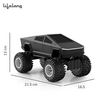 Lifelong Cuppy Rechargeable Cyberon Truck RC Car Toy for Kids I BIS Certified