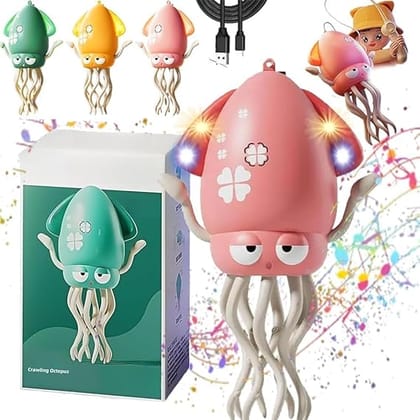 WireScorts Electric Dancing Octopus Toy with Led Light and Music
