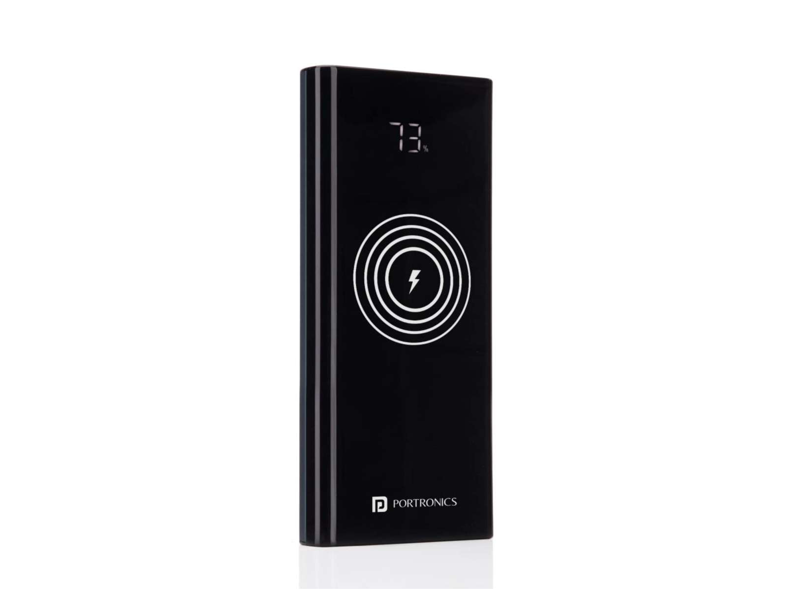 Portronics Power 10 10000 mAh 22.5 W PD Fast Charging |15W Li-Polymer Premium Edition Wireless Power Bank | Type C Power Delivery