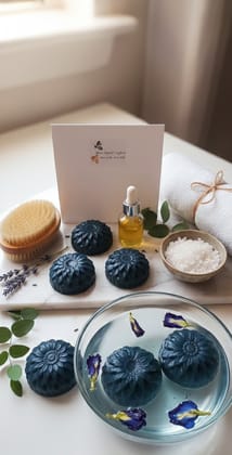 Lavender & Blue Butterfly Pea Flower Soap