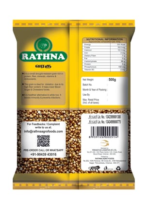 Kodo Millet || Varagu || Cow grass