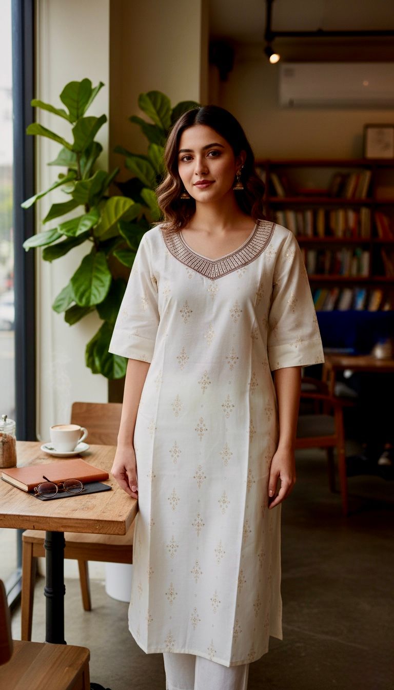 Glamvila Dessigner Art Silk Kurti  - Kurtis, Tunics | Buy online on ZillyBuy