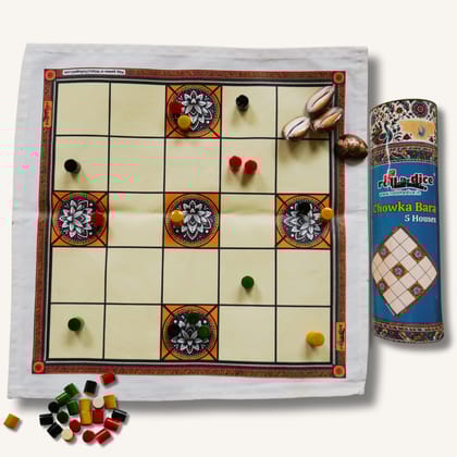 Classic Ashta Chamma 5 Houses Board Game (pack of 2)