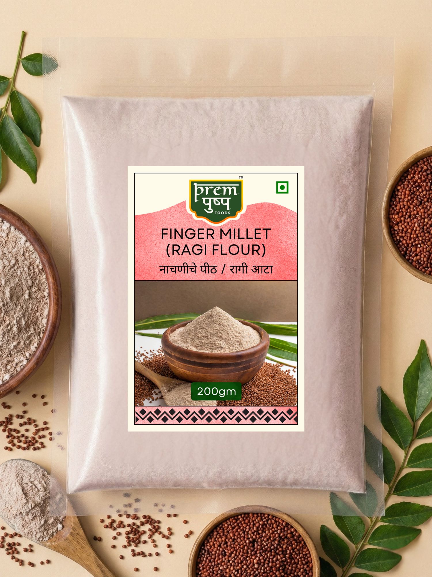 Prempushp Nachni/Ragi Flour - 200 gm
