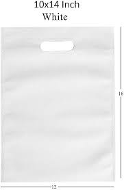 D - Cut "Reusable "&"Eco-Friendly". Non Woven Carry / Shopping / Shipping Bags in 90 GSM- White(Size 16x200Inch) - 1 Kg(Approx. 25 Bags) D - Cut "Reusable "&"Eco-Friendly". Non Woven Carry / Shopping / Shipping Bags in 90 GSM- White(Size 16x200Inch) - 1 Kg(Approx. 25 Bags)