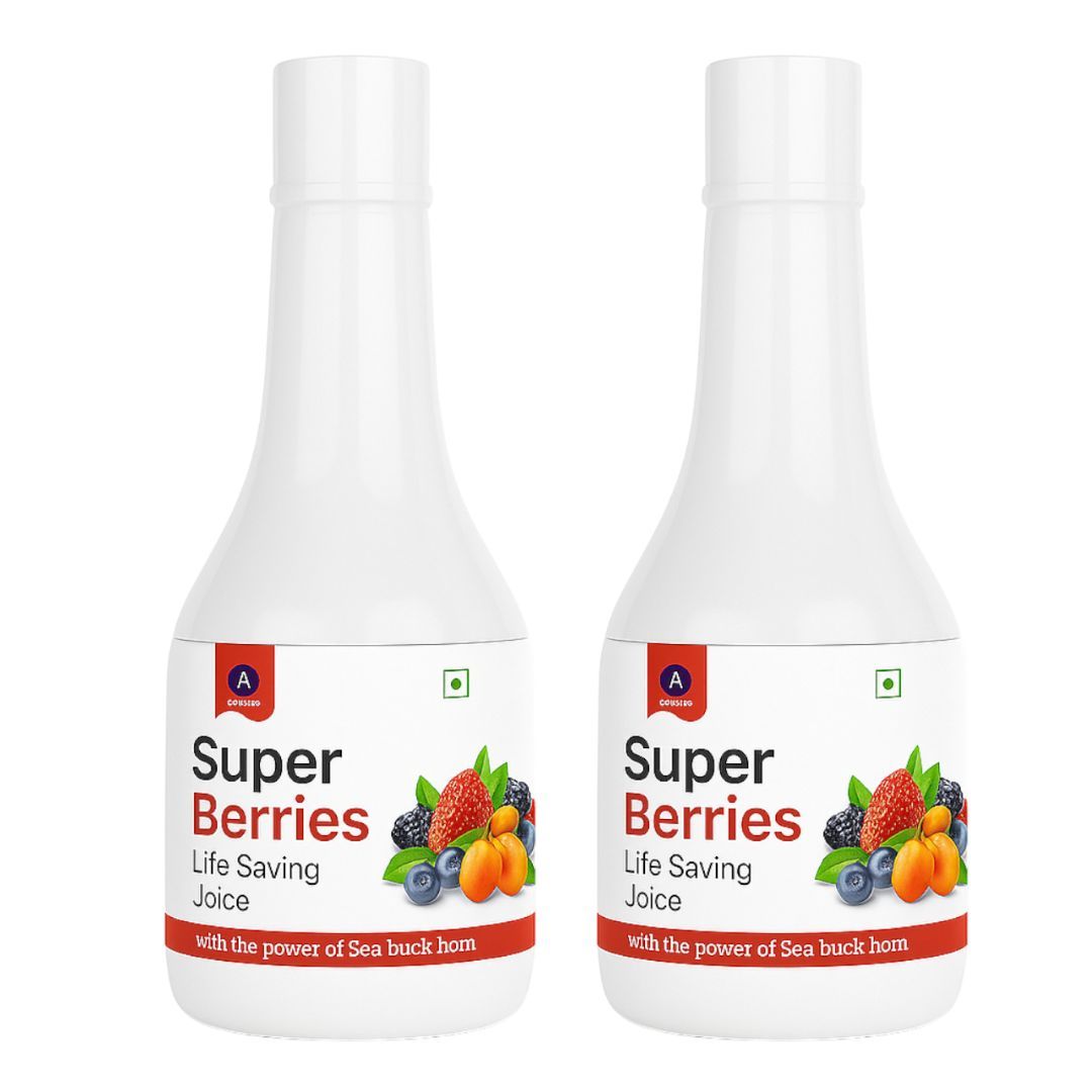 Elegantra Berries Juice 500 ml each| Blend of 16 Rare Berries | Multiberry Wellness Drink for Daily Vitality, Skin Radiance & Inner Balance | Pack of 2