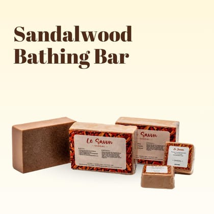  Le Savon Sandalwood Soap - Natural, Paraben Free, Sulphate Free