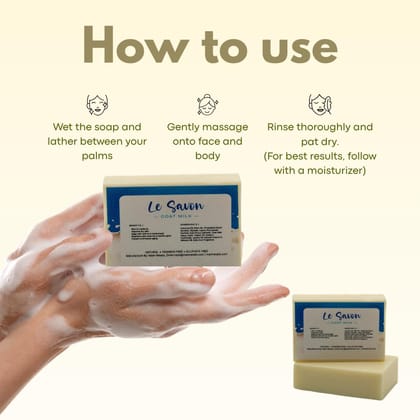 Le Savon Goat Milk - Natural, Paraben Free, Sulphate Free Le Savon Goat Milk - Natural, Paraben Free, Sulphate Free