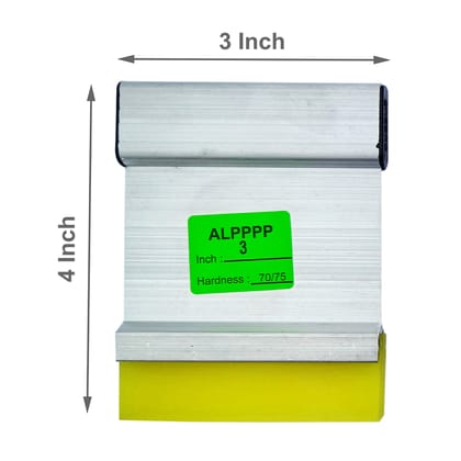MrKrafts 3 Inch Aluminium Squeegee Blade for Screen Printing