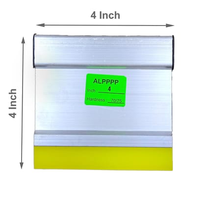 MrKrafts 4 Inch Aluminium Squeegee Blade for Screen Printing