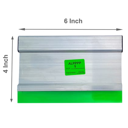 MrKrafts 6 Inch Aluminium Squeegee Blade for Screen Printing
