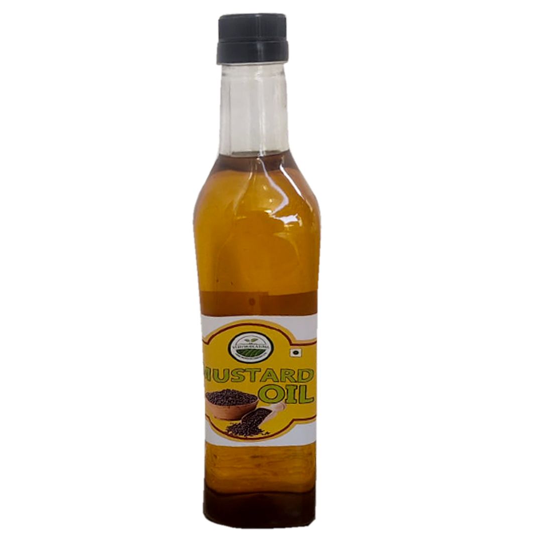 Pure Mustard Oil (1 Ltr) by Vishwakarma – Healthy Cooking, Made by Farmers. 