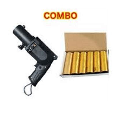 Cold Pyro Hand Held Sparklers Party/Function Gun with Pyro( Pack of 6 ) - Combo of 2
