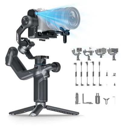  FeiyuTech SCORP Mini-3 All in One 3-Axis Camera Stabilizer,Built-in AI Track Sensor Handheld Gimbal 