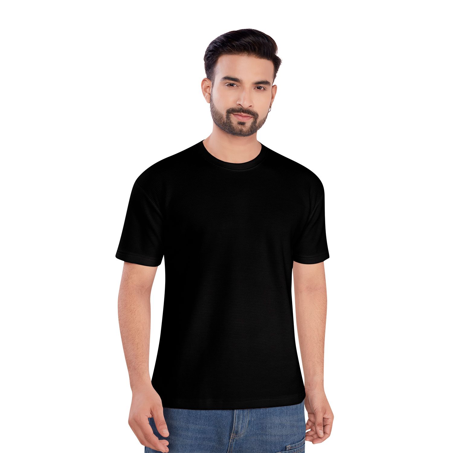 Unisex T-Shirts, 100% Cotton Waffle.