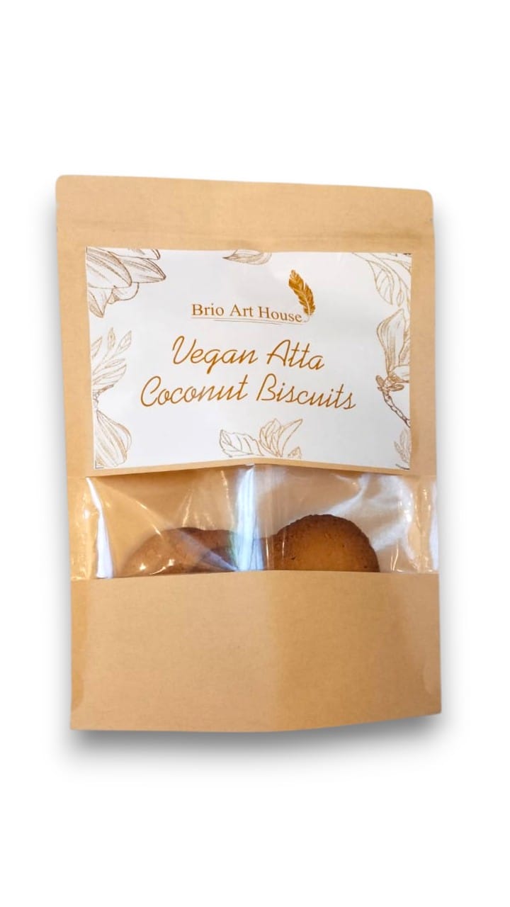 Vegan Atta Coconut Biscuits (100g)